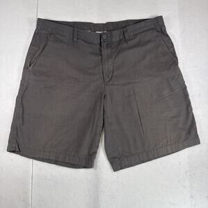 Columbia Sportswear Mens Size 40 Dark Gray Chino Shorts 10" Length
